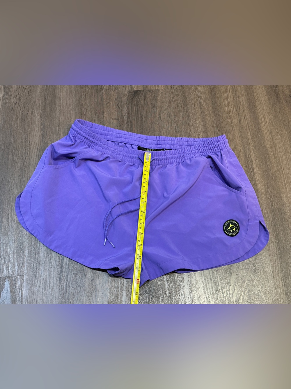 Purple Quick Dry Athletic Boat Shorts Drawstring Coastal XL - Picture 6 of 7